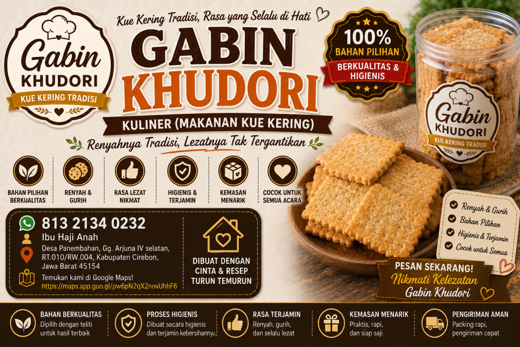 Kue Kering Gabin Khudori di Desa Panembahan